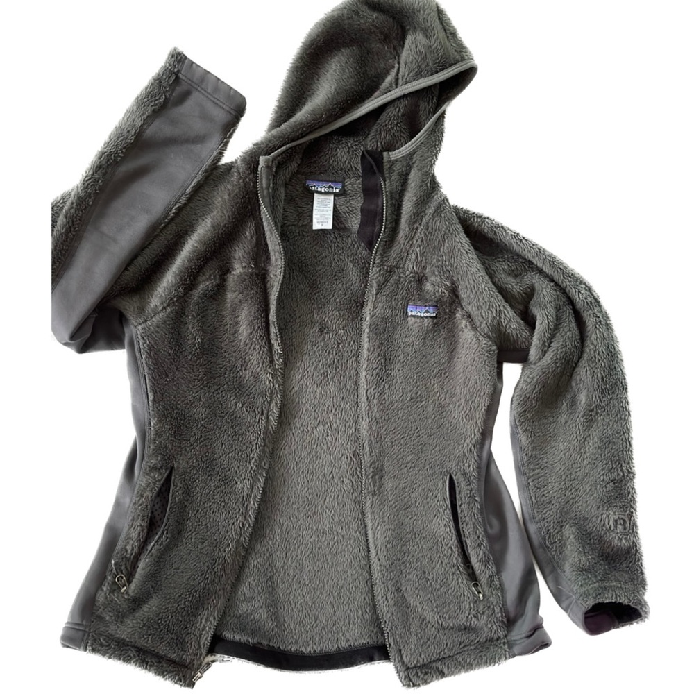 Patagonia fleece hooded jacket